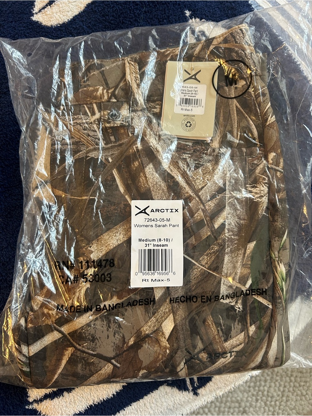 Arctix Women's Sarah Pant - Realtree Camouflage Brown Green